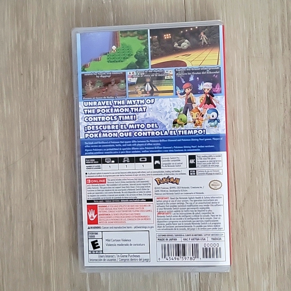 Pokemon Brilliant Diamond Nintendo Switch, New - Picture 2 of 4